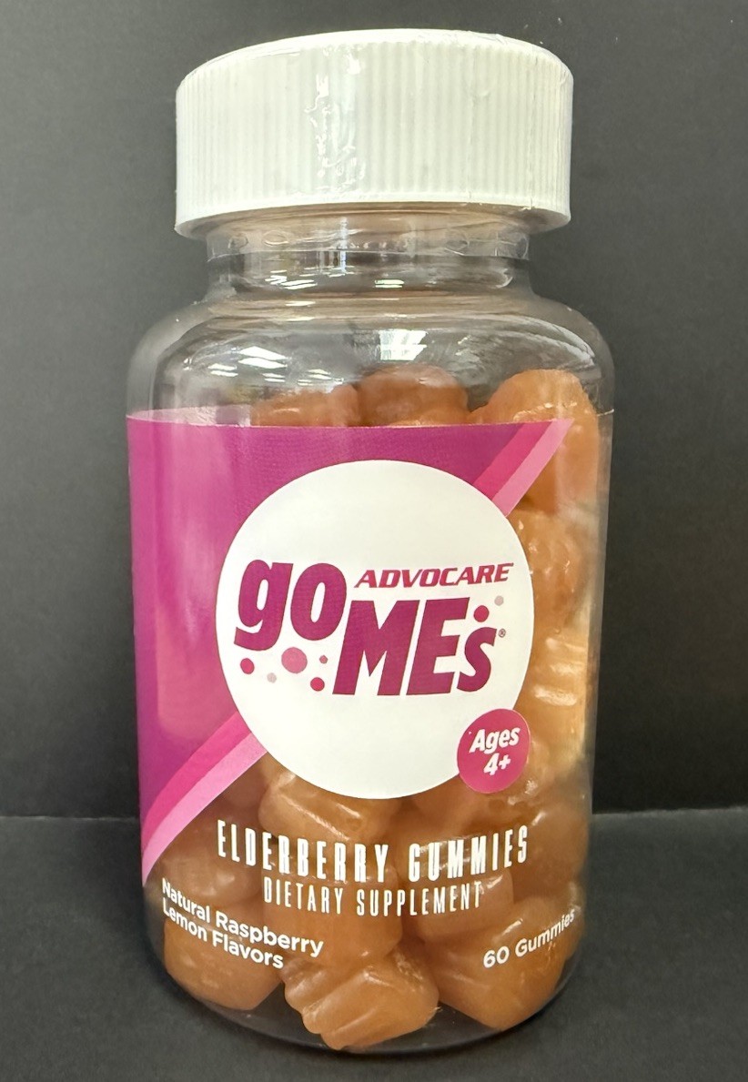 AdvoCare Go MEs Elderberry Gummies Dietary Supplement 60 Count Expires 02/27