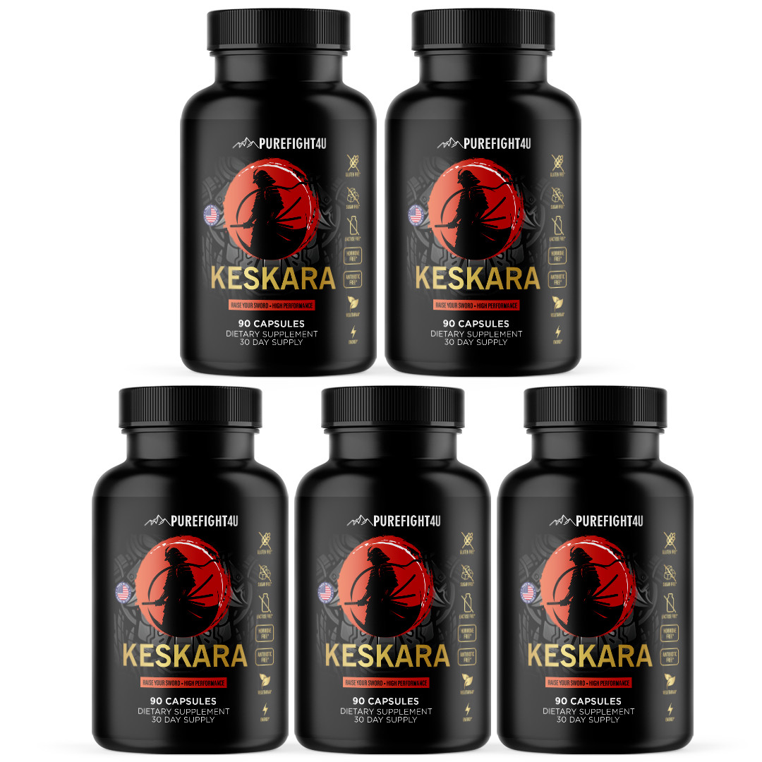 Keskara Raise Your Sword Male High Performance Supplement 90 Capsules 5 Bottles