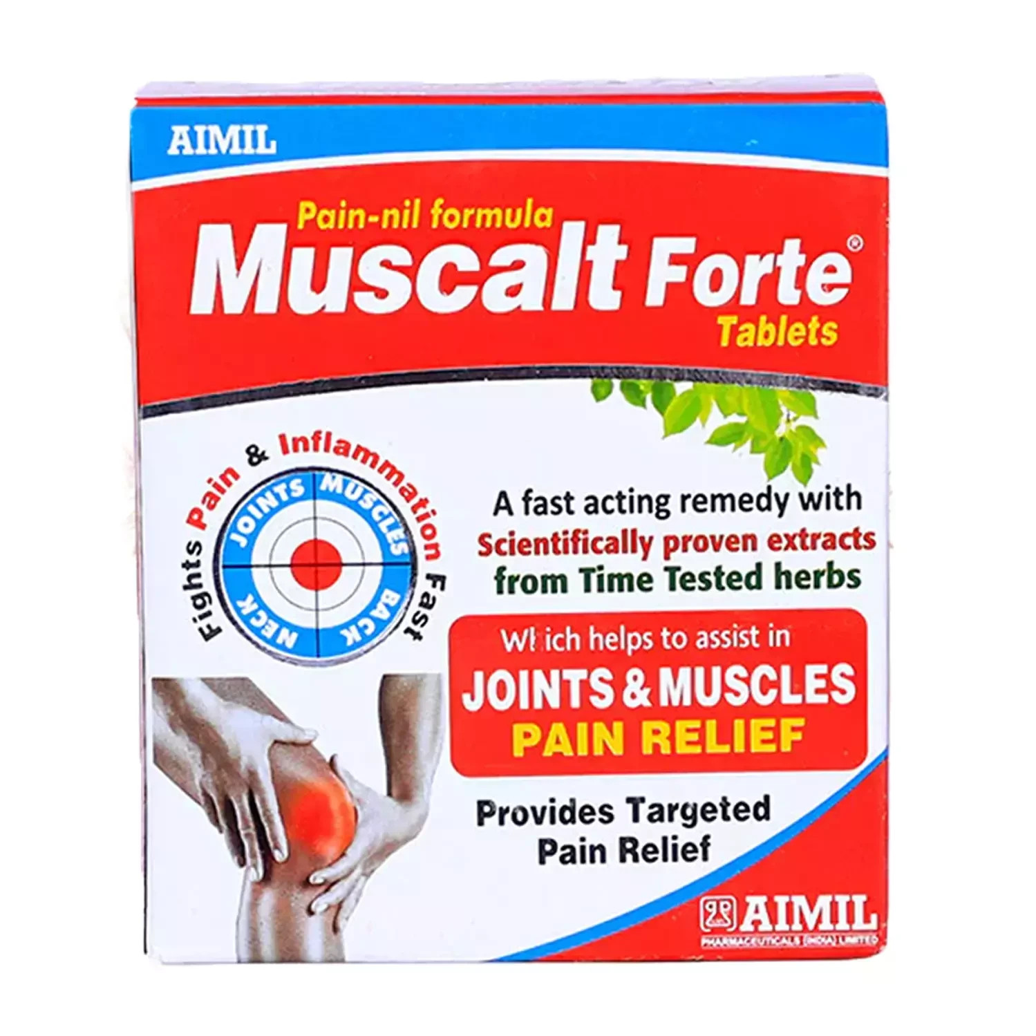 Aimil Muscalt Forte 30 Tablets | Muscle Pain & Weakness | FREE SHIPPING