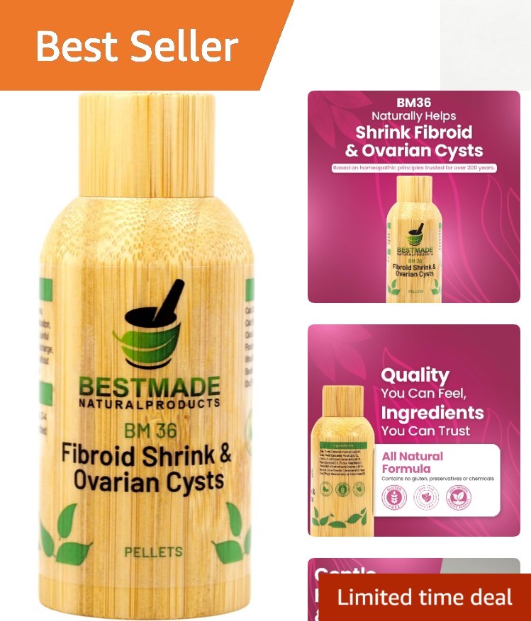350 Pellets Bestmade Fibroid & Cyst Relief – Natural, Non-GMO, Gluten-Free