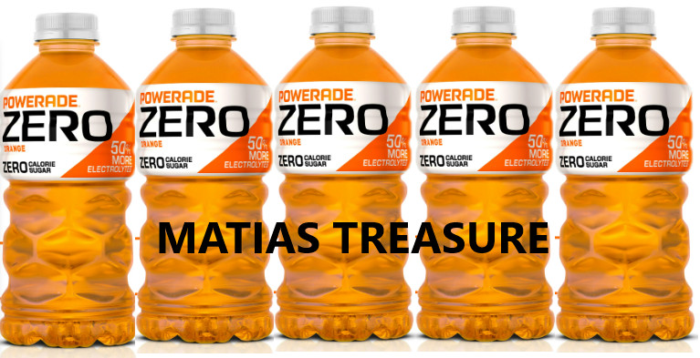 POWERADE Electrolyte Enhanced Zero Sugar Orange Sport Drink, 28 fl oz pack of 5