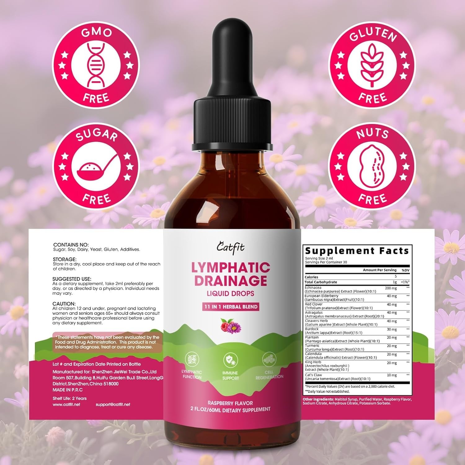Immune Support Drops with Echinacea & Elderberry