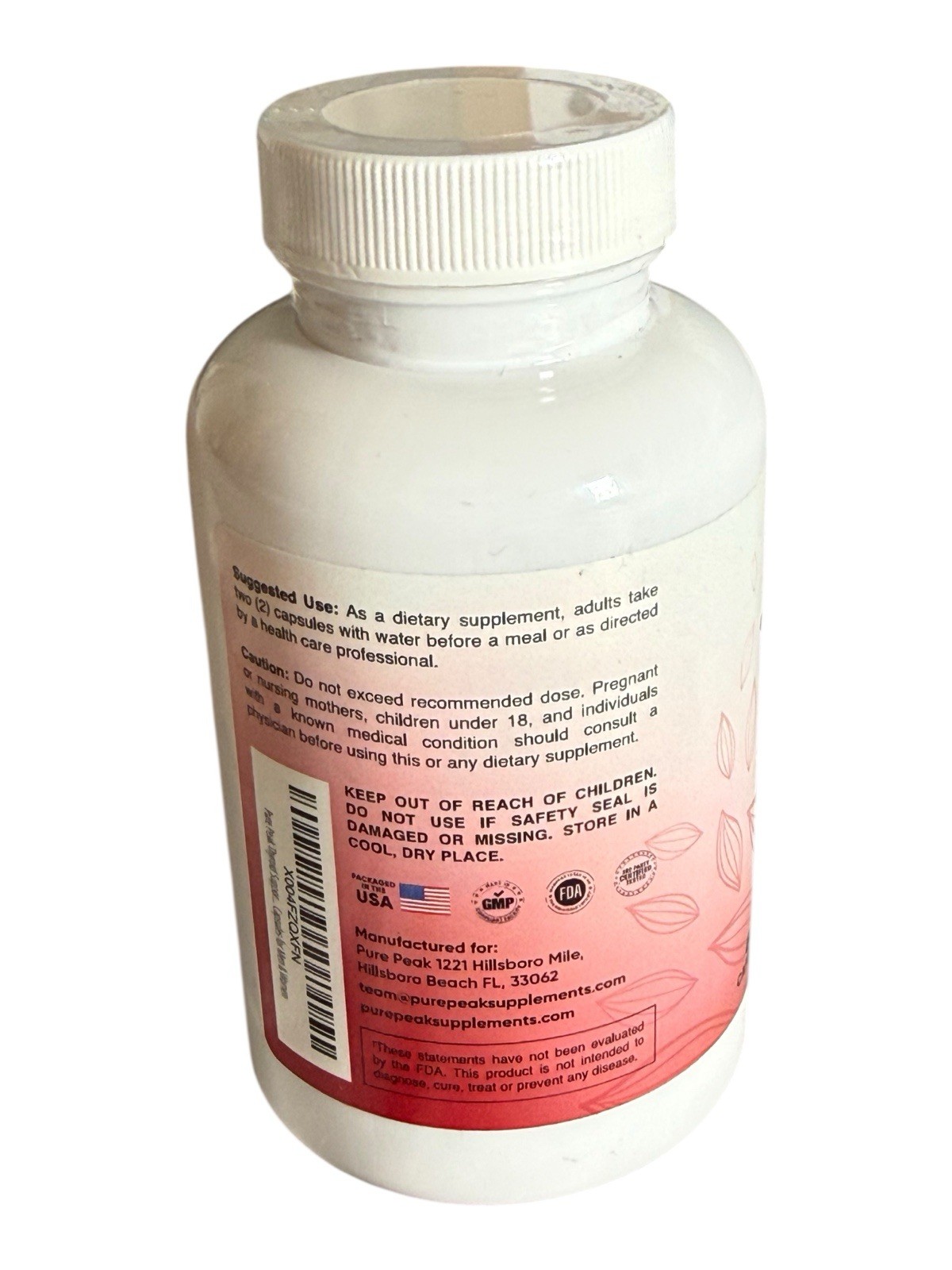 2x Pure Peak Thyroid Support Advanced Formula, Two x 60 Capsules (120) Ex: 10/27