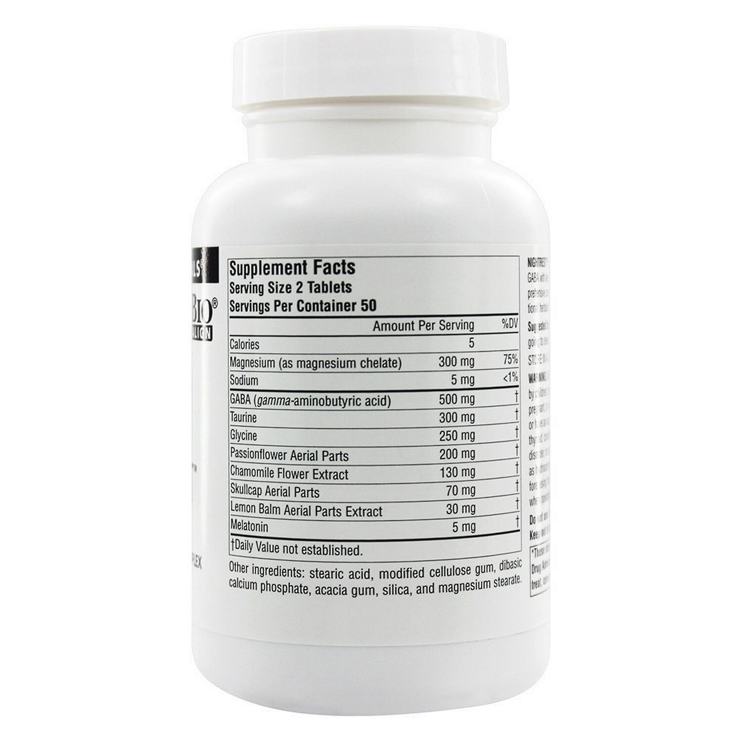 Source Naturals NightRest With Melatonin, 100 Tablets