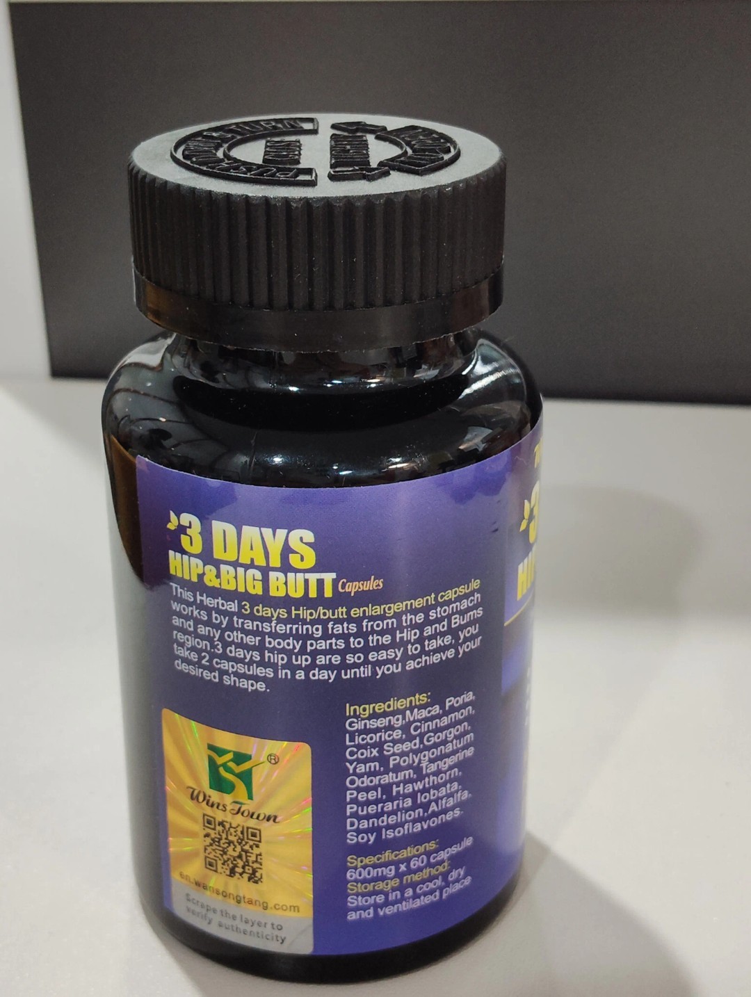 3 days HIP & BIG BUTT 60 capsules to improve your buttocks