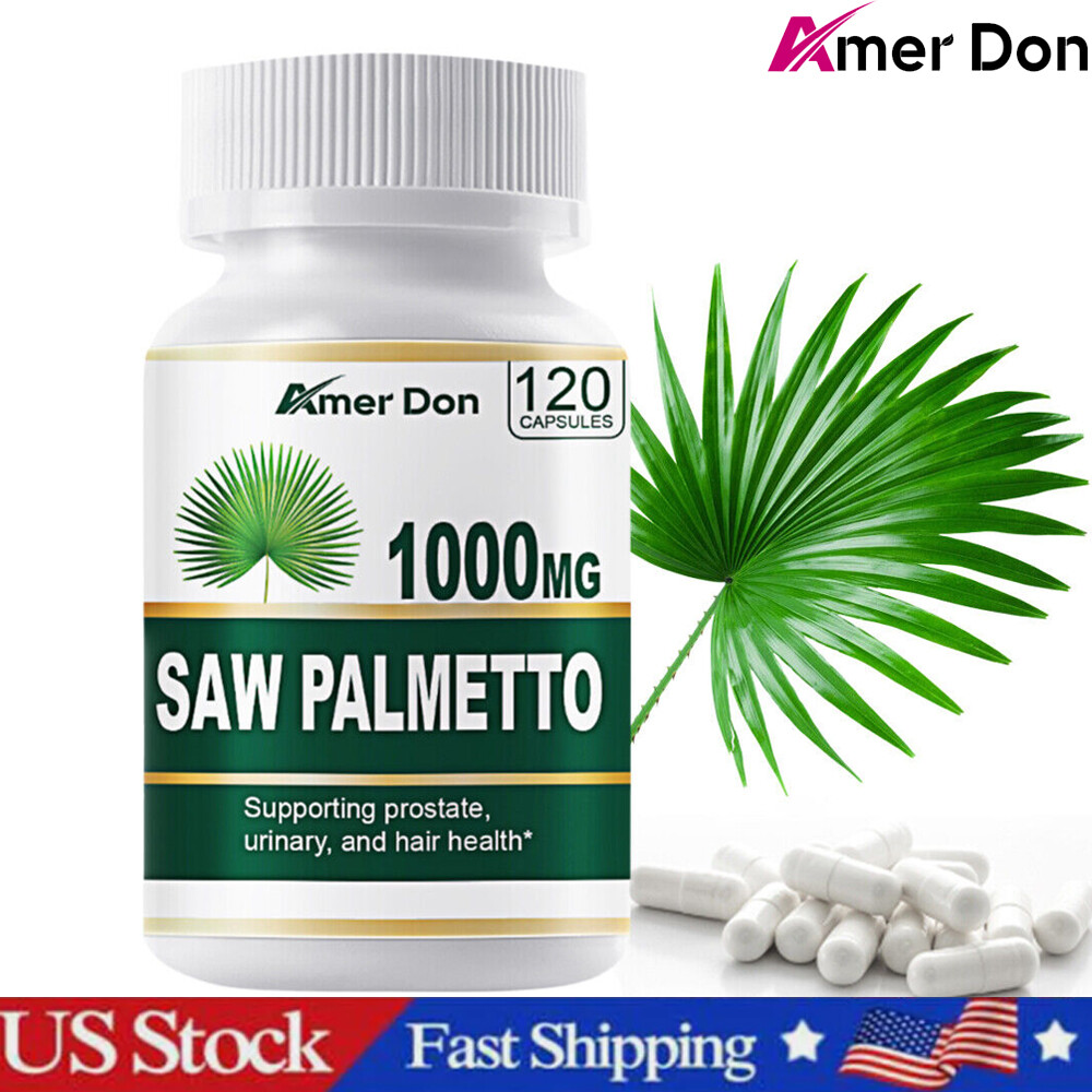 Saw Palmetto Capsules – Premium Prostate Health Support Supplement for Men 120Pc