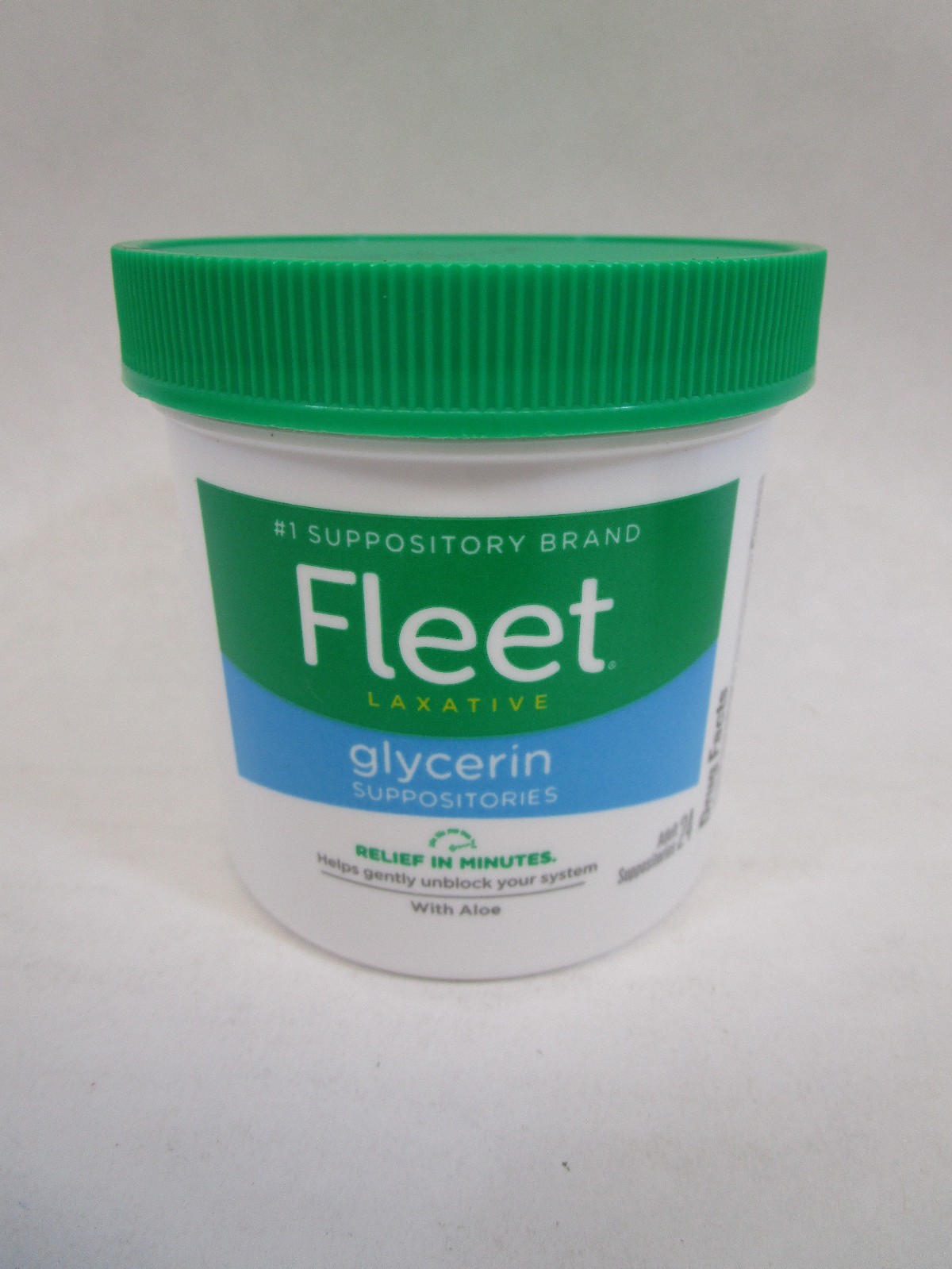2 Pack – Fleet Glycerin Suppositories Laxative 24 Count Each Container 08/2027