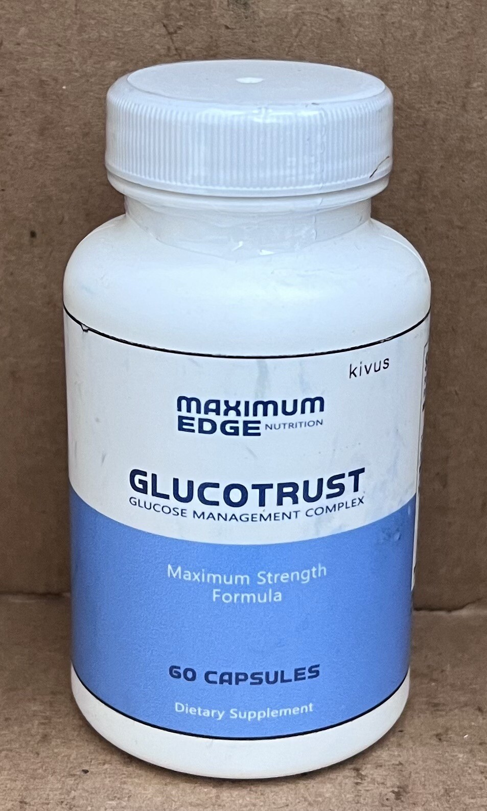 Glucotrust 60 Capsules Maximum Edge Exp 07/25