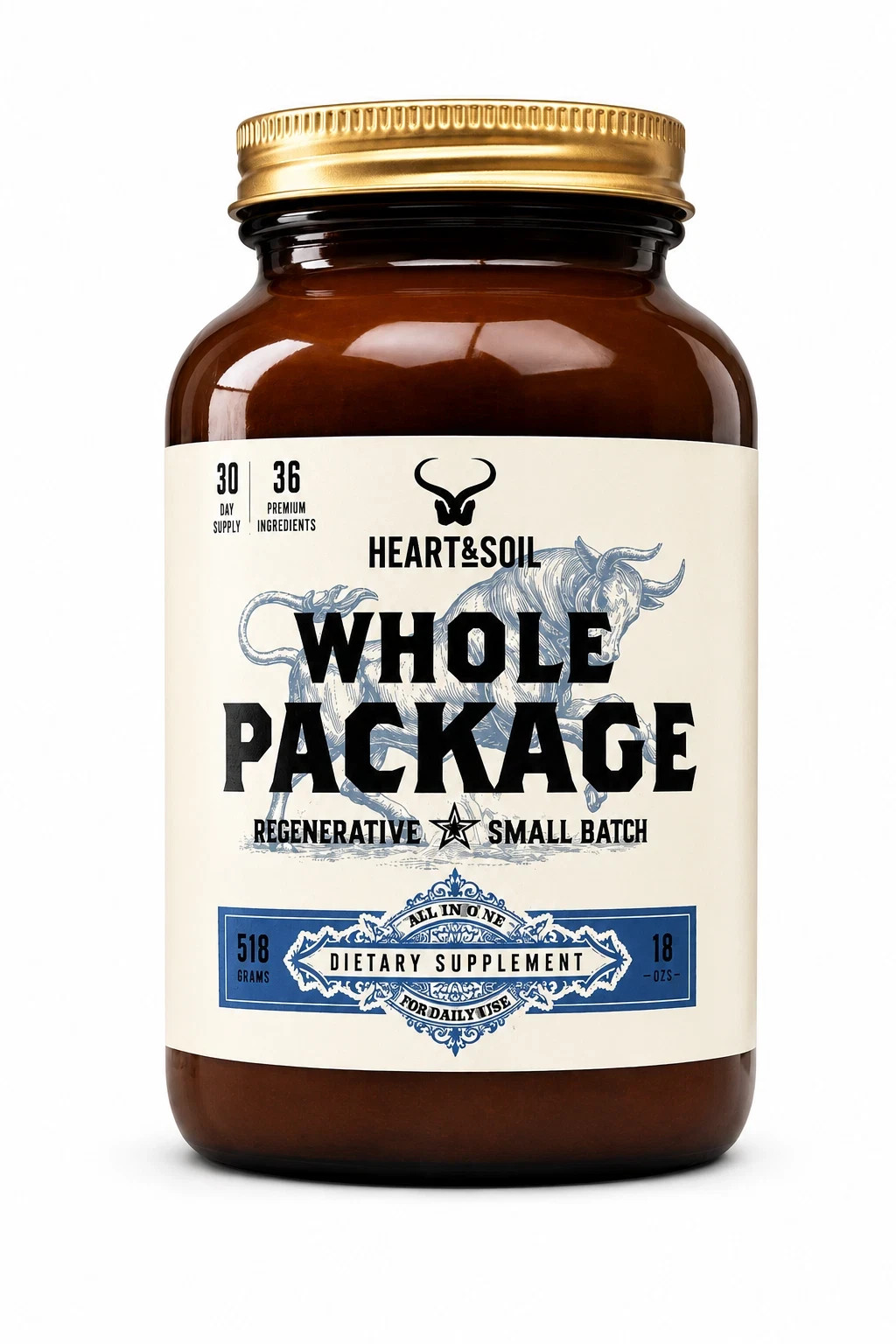 HEART & SOIL Whole Package-supports male reproductive health – 180 Capsules
