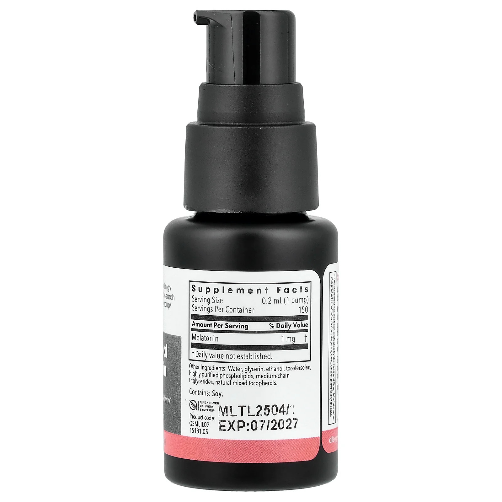 2 X Allergy Research Group, Liposomal Melatonin, 1 fl oz (30 ml)
