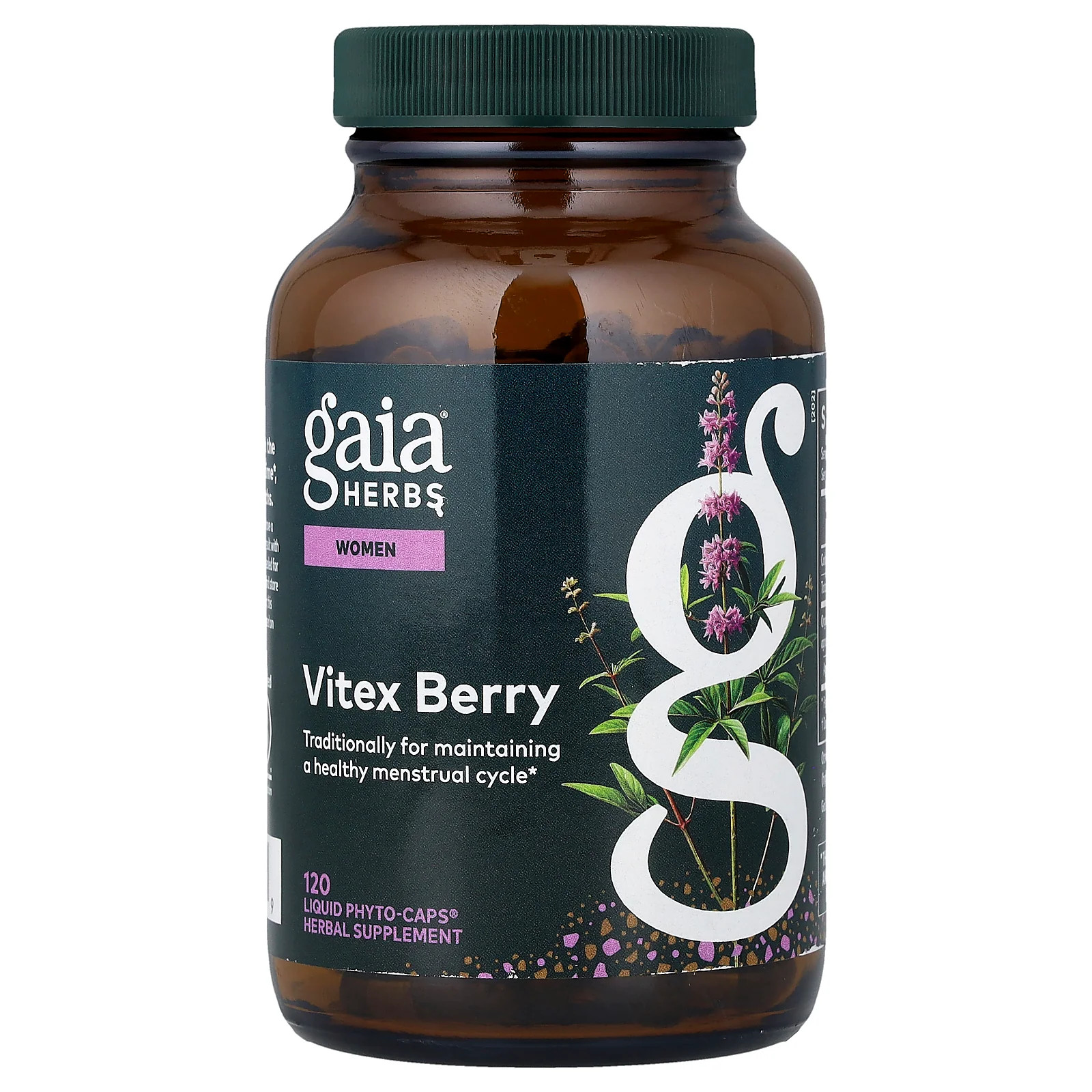2 X Gaia Herbs, Women, Vitex Berry, 120 Liquid Phyto-Caps� (500 mg per Capsules