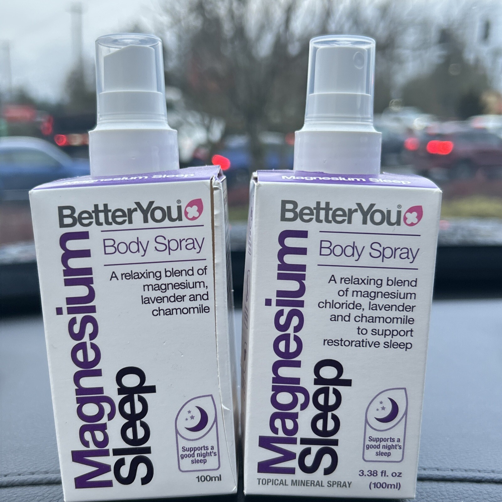 2x Better You Magnesium Oil Goodnight Mineral Spray 100mL 3.38 fl oz