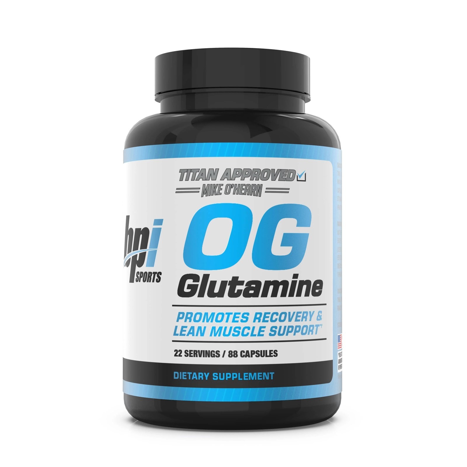 Mike O’Hearn OG Glutamine Muscle Recovery & Endurance 88 Caps 2000mg BPI (05/24)