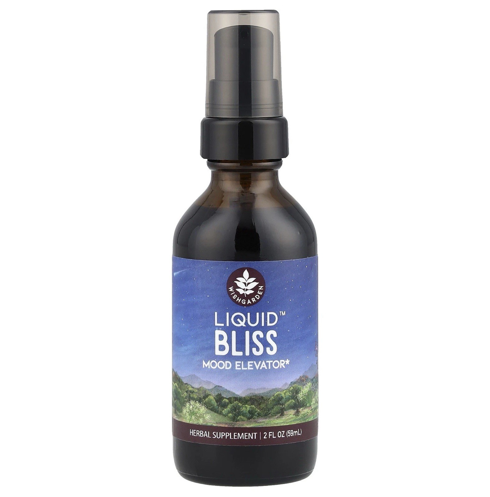 Wish Garden Liquid Bliss, Mood Elevator, 2 fl. oz. Exp 8/28 Free Shipping