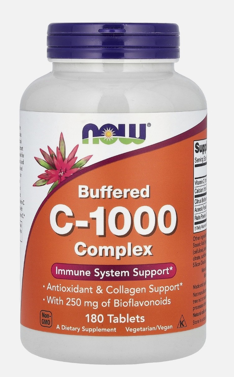 3*Now Foods Buffered C-1000 Complex 90 Tablets GMP Quality Assured, Kosher, 270