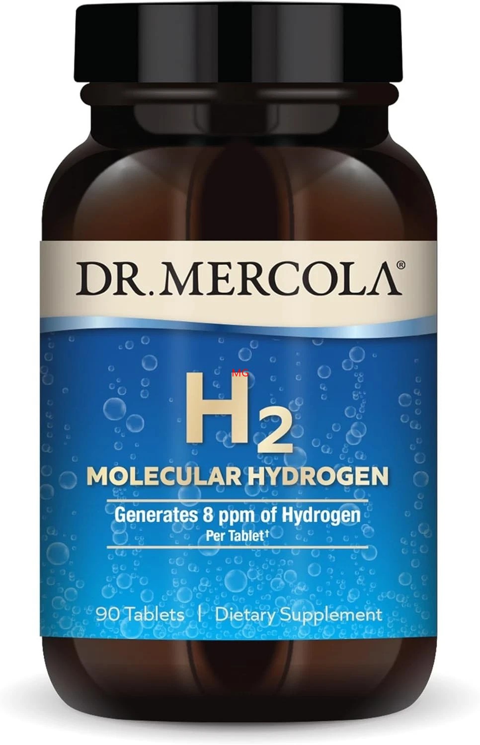 Dr. H2 Mercola Tablets Hydrogen 90 Count Molecular Antioxidant Health Support