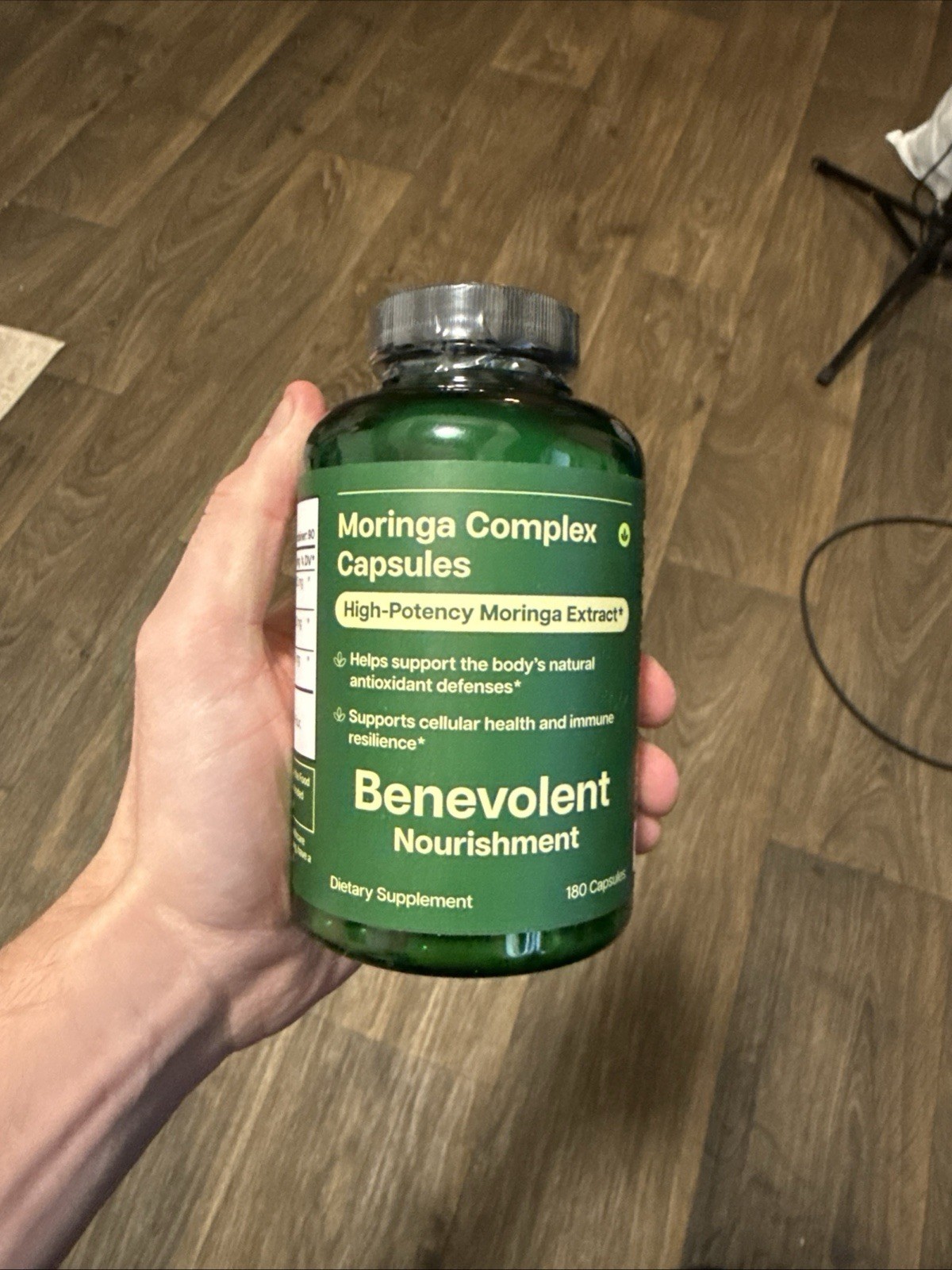 Benevolent Nourishment Moringa Complex Capsules – 180 Count – Brand New Sealed