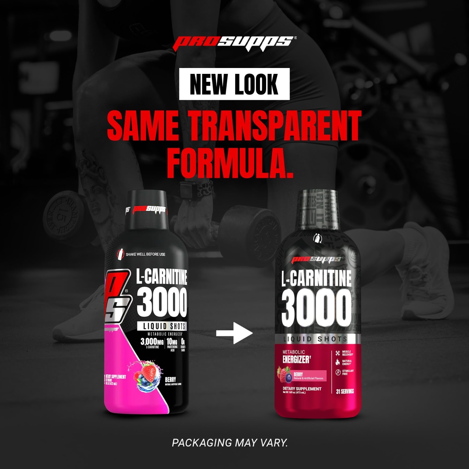 Stimulant-Free L-Carnitine Liquid Shots 3000mg – Energy, Performance & Recovery