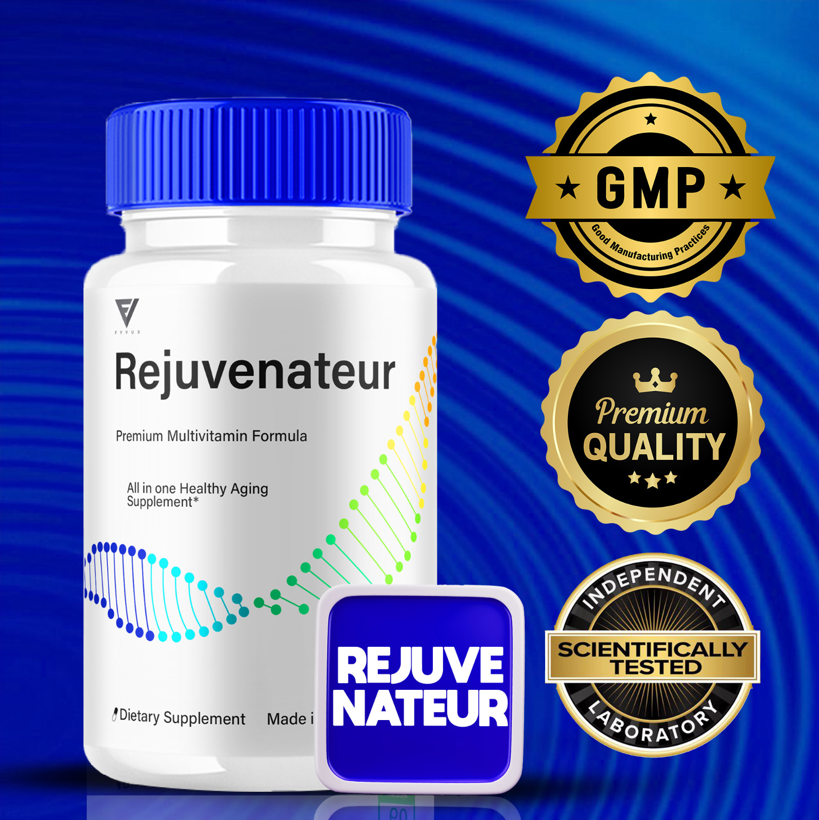 (5 Pack) Rejuvenateur Anti-Aging Supplement Rejuvenator Capsules (300 Capsules)