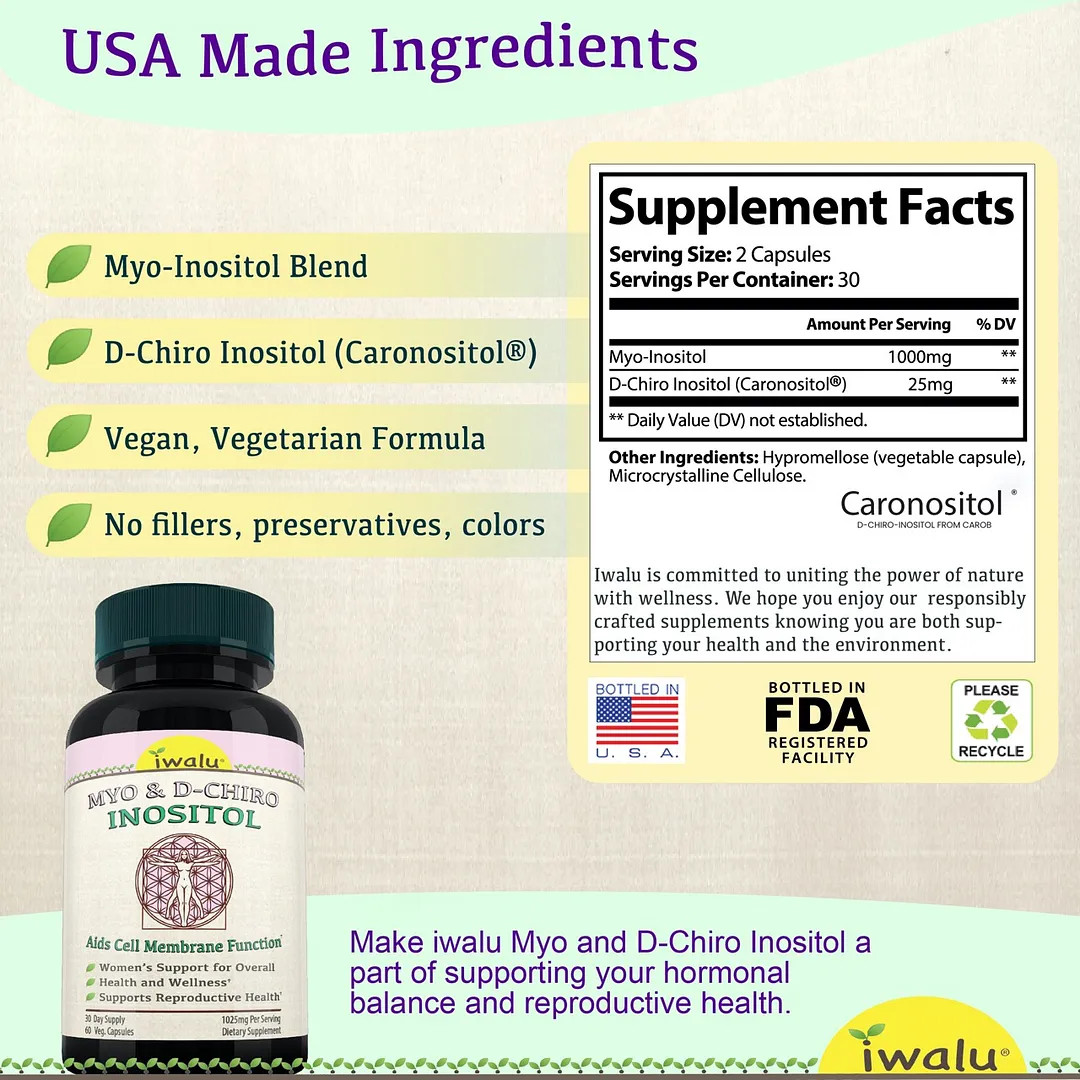 Inositol Mioinositol | Mejora Suplemento Pastilla Hombre Mujer ENVIO GRATIS
