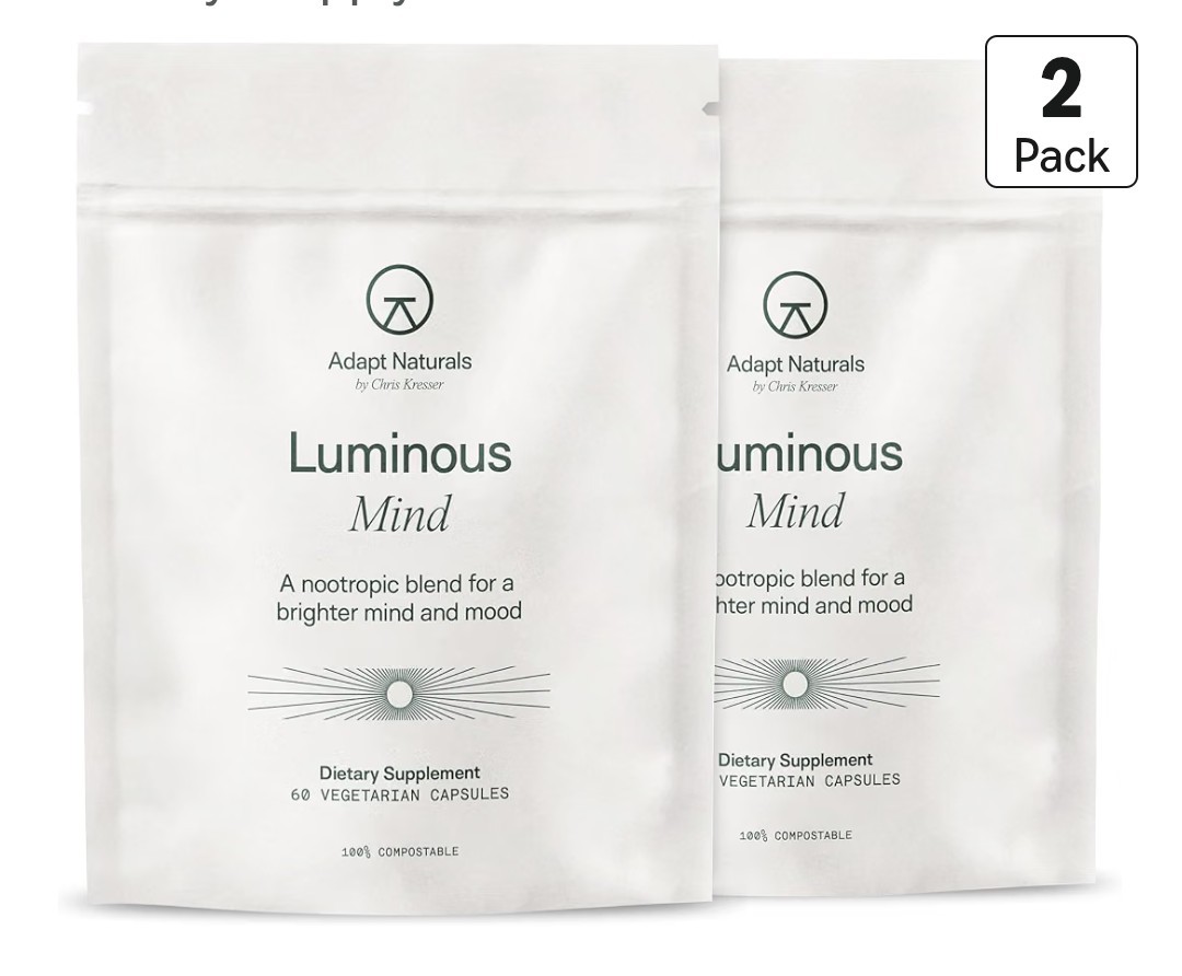 Adapt Naturals Luminous Mind. For A Brighter Mind & Mood. Retail $194.85. SCORE!