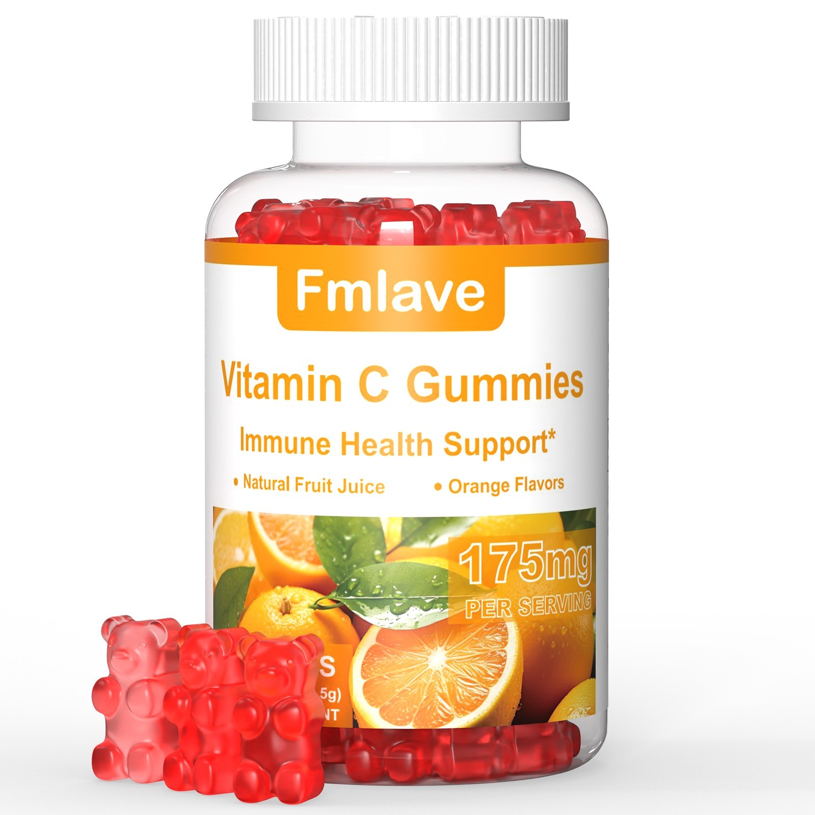 2x Daily Probiotic & Prebiotic Gummies with Vitamin C Gut & Immune Support 105ct