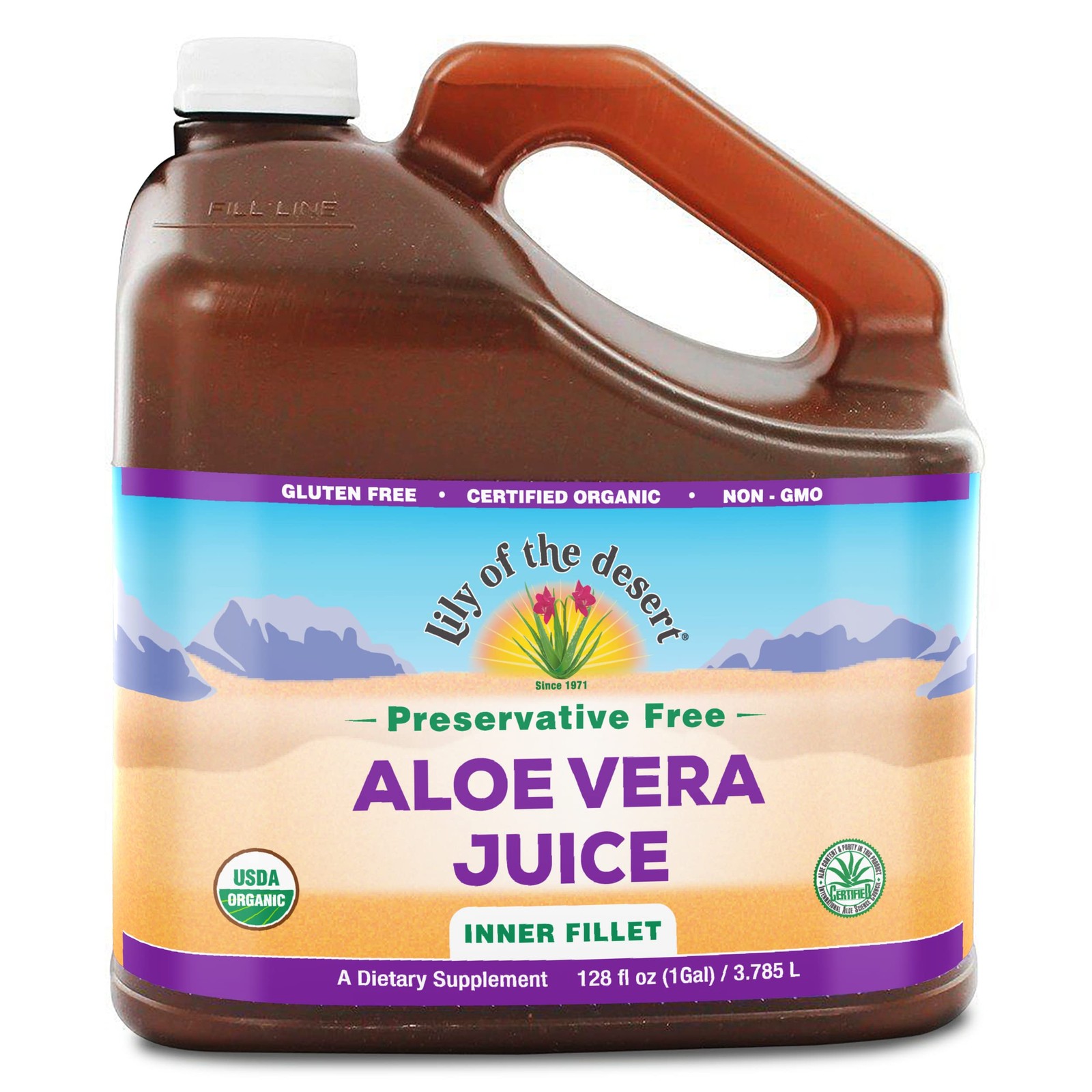 Lily of The Desert Aloe Vera Juice, 128 Fluid Ounce
