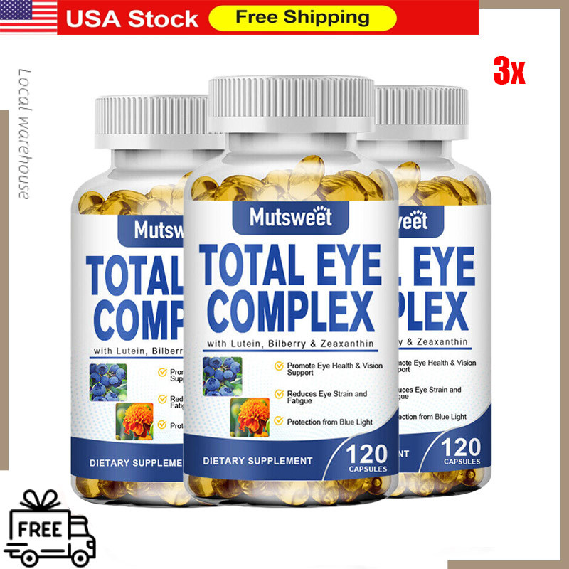 Eye Complex with Lutein Bilberry & Zeaxanthin Support Eye Health & Visual Acuity