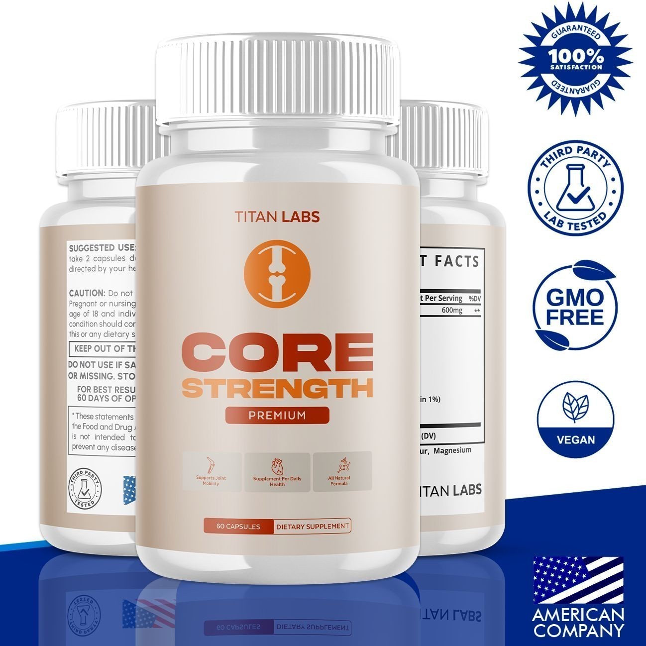 3 Pack Core Strength Joint Support Advanced Formula CoreStrength
