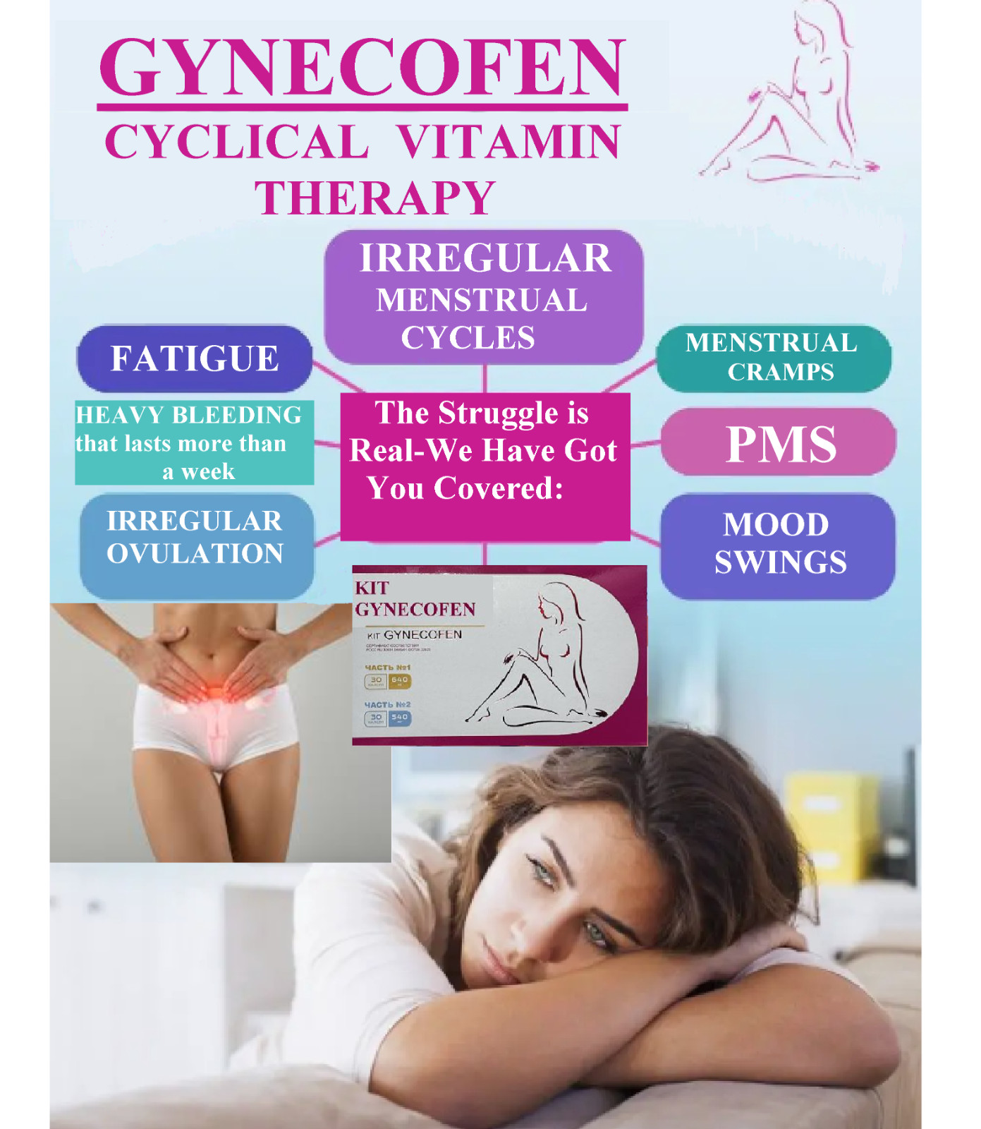 WOMEN CYCLE SUPPORT HORMONE BALANCE & PERIOD CONSISTENCY, MENSTRUAL & OVULATION