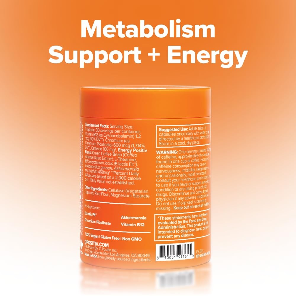 URO Metabolism + Probiotic Capsules – Metabolism, Gut Health & Sustained Ener…