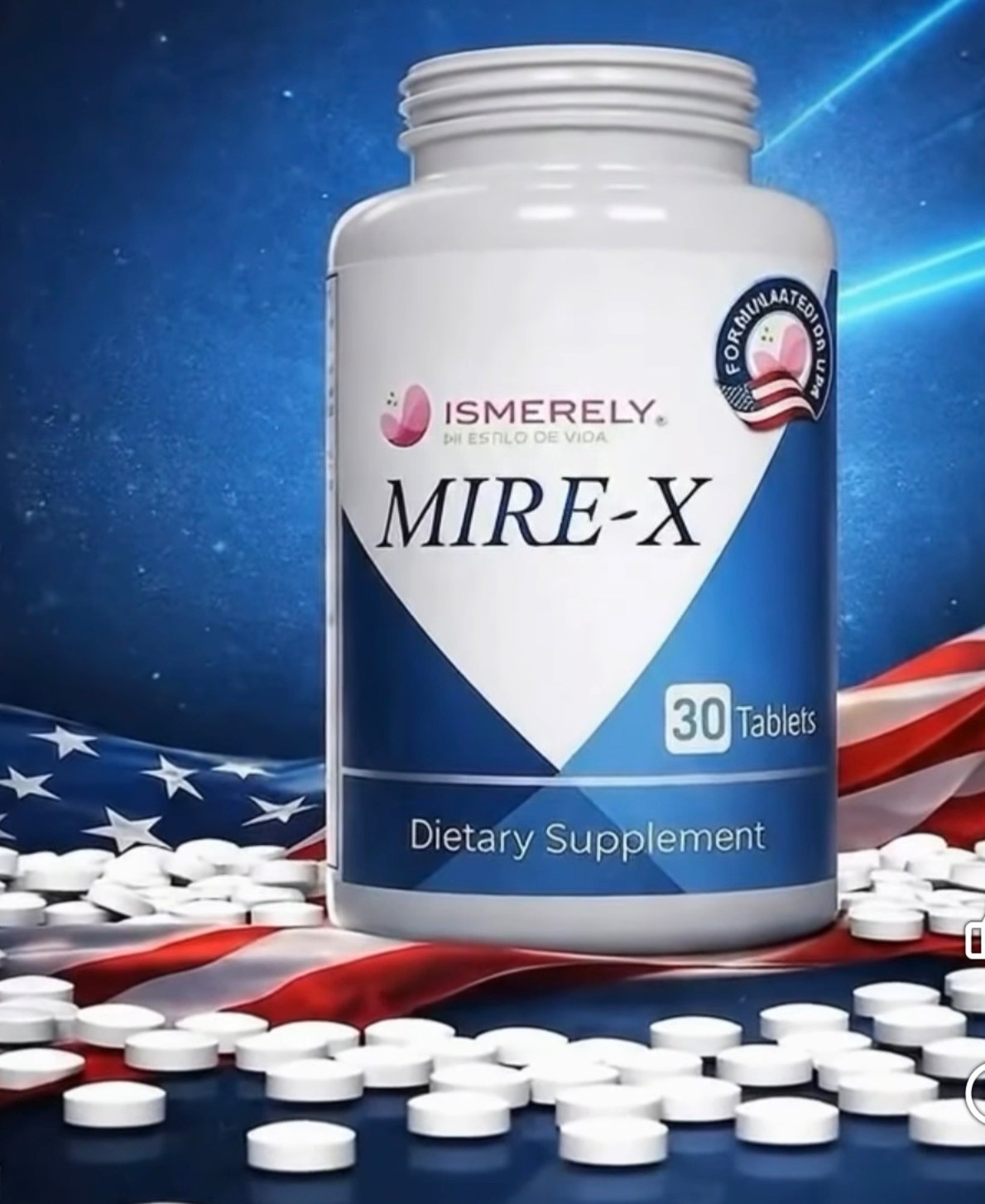 Ismerely Mire-X 30caps para dolor de articulaciones,ciatica, rodillas,cadera