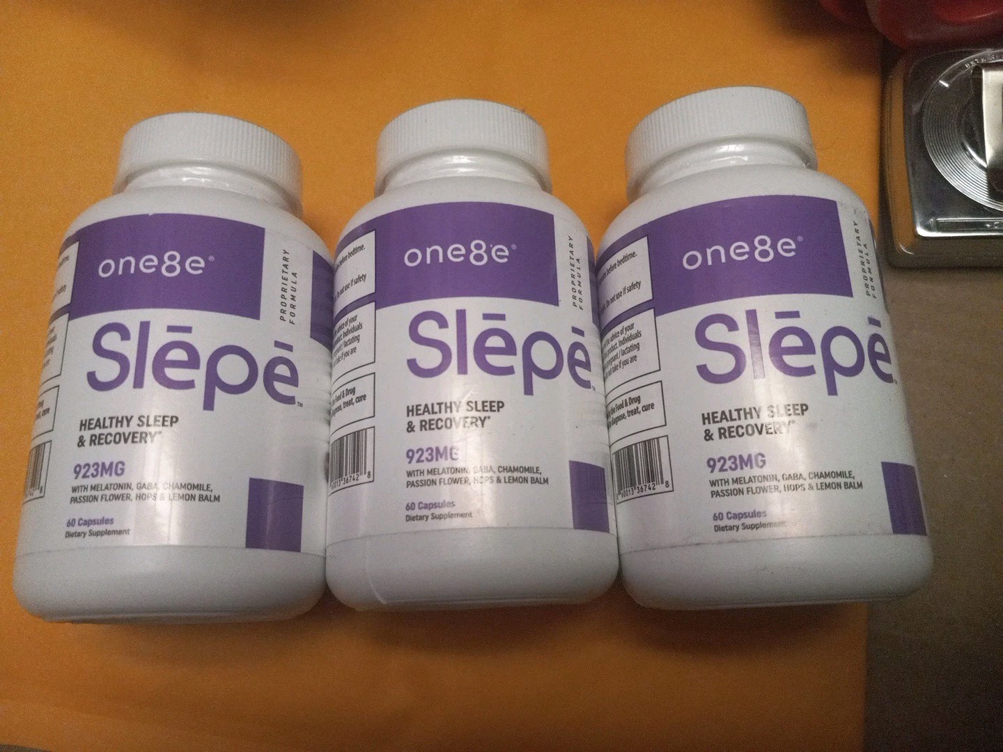 One8e Slepe Healthy Sleep & Recovery Dietary Supplement 180 Capsules Exp.07/2027