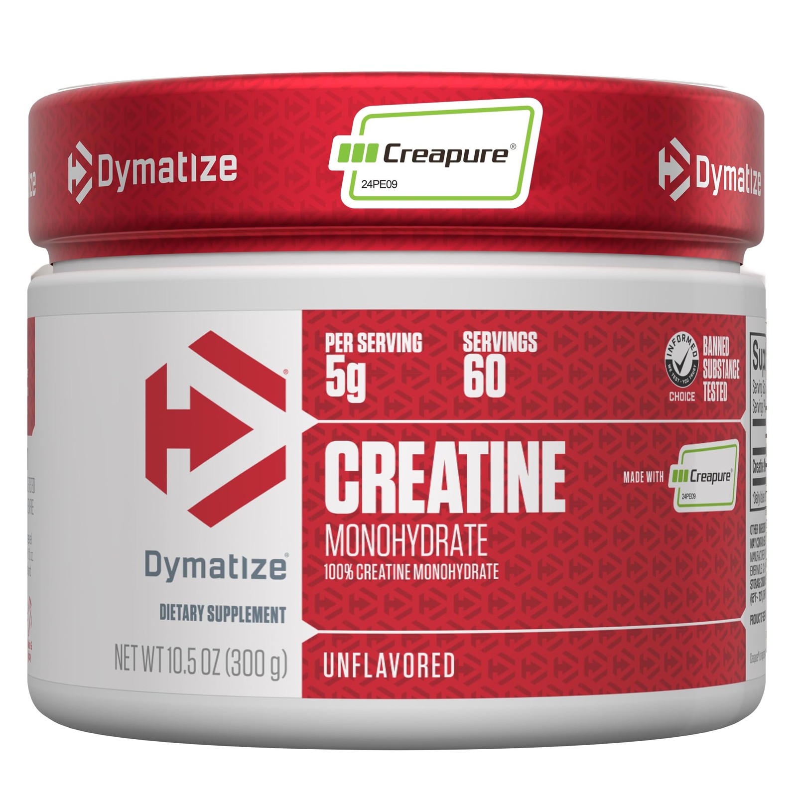 Creatine Monohydrate Powder with CREAPURE (Product of Germany), 5g Per Serving