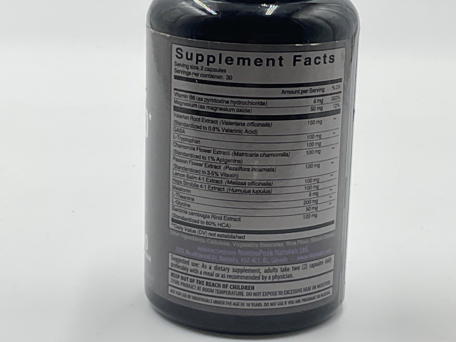 Natural Sleep Aid For Adults Non Habit Forming Supports Healthy Weight Loss USA