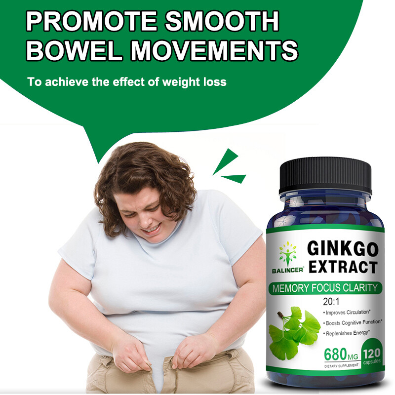 Ginkgo Biloba Extract 680 mg – Improves blood circulation, Non-GMO