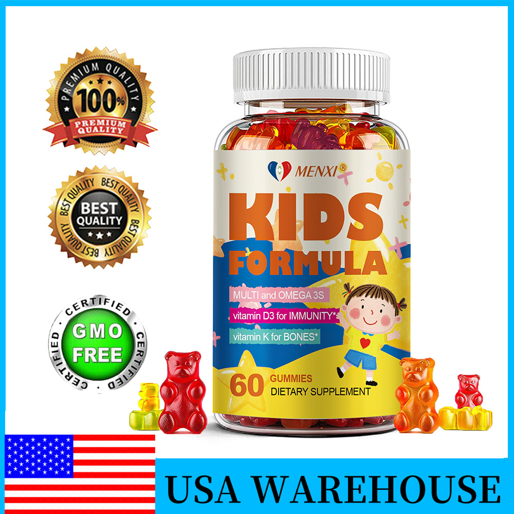 Kids Multivitamin Gummies – Daily Vitamins for Kids, Vitamin C, D3 &Zinc Support