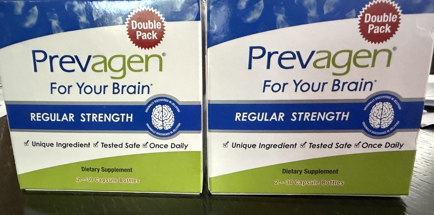 Lot Of 4 Sealed Genuine Prevagen Regular Strength 30×4 120 Capsules Free Ship