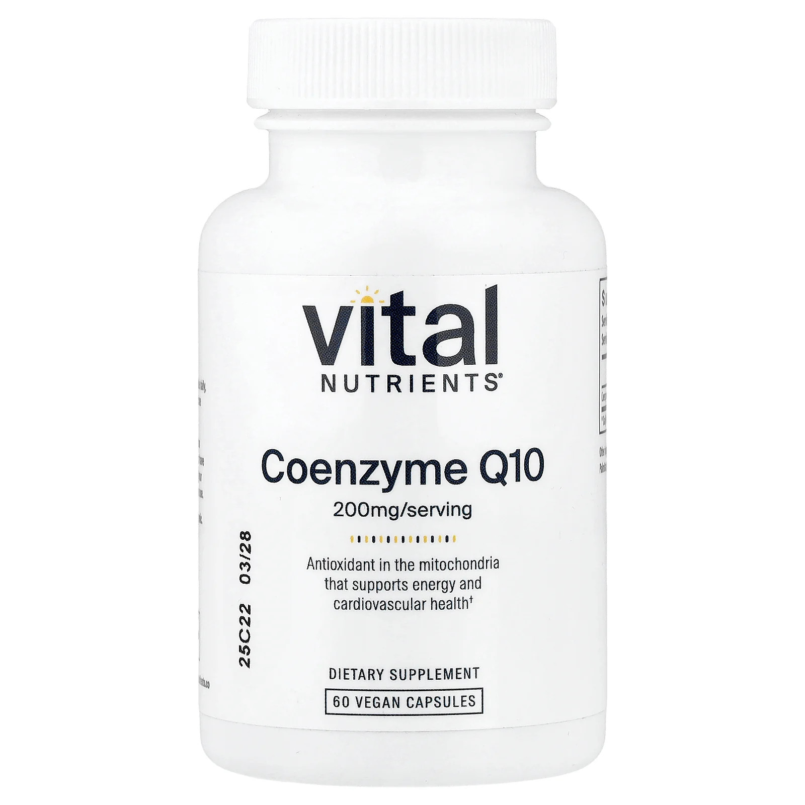 2 X Vital Nutrients, Coenzyme Q10, 200 mg, 60 Vegan Capsules