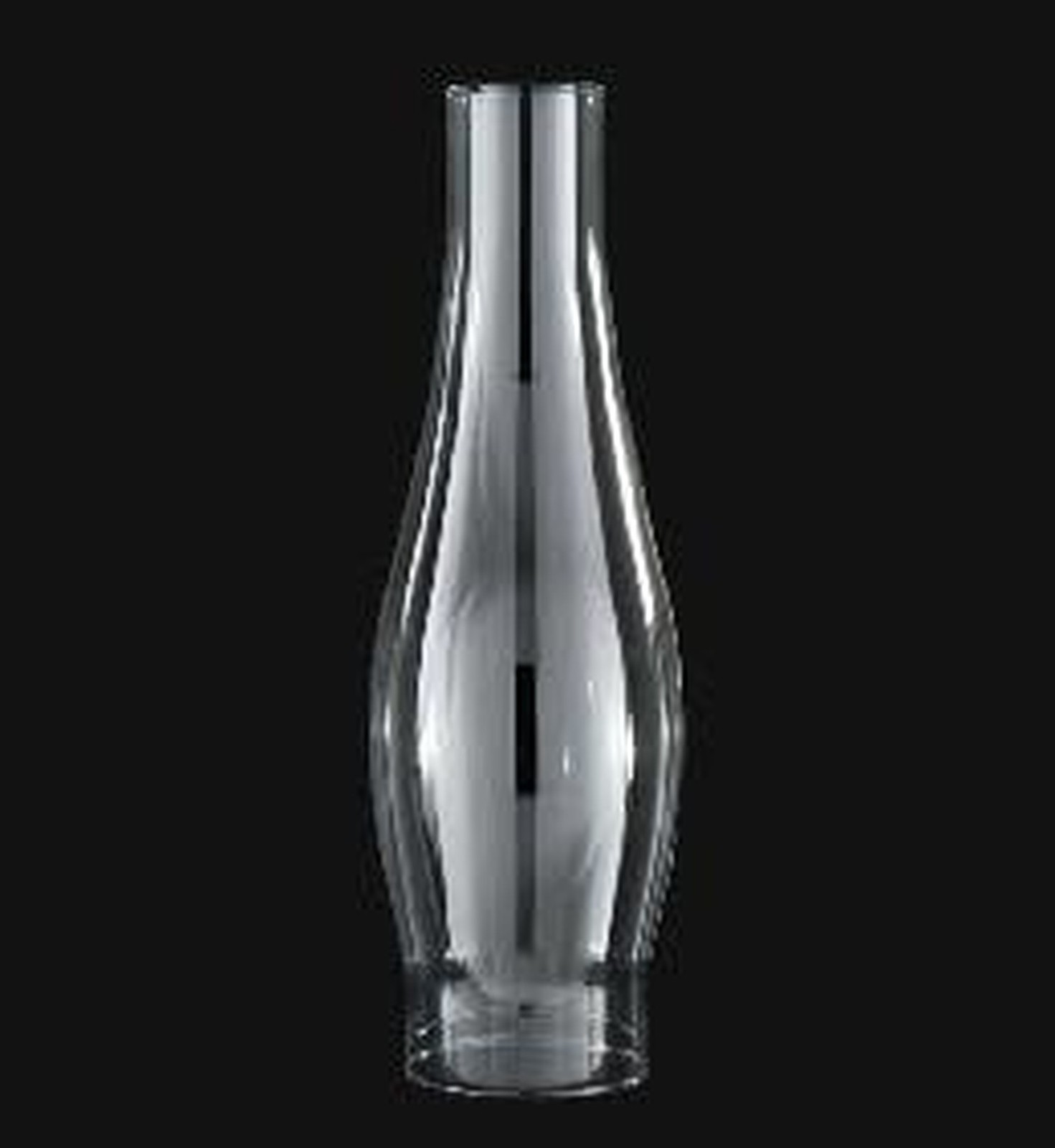 B&P Lamp® 2 1/2 Inch by 10 Inch Duplex Style Glass Lamp Chimney with Round