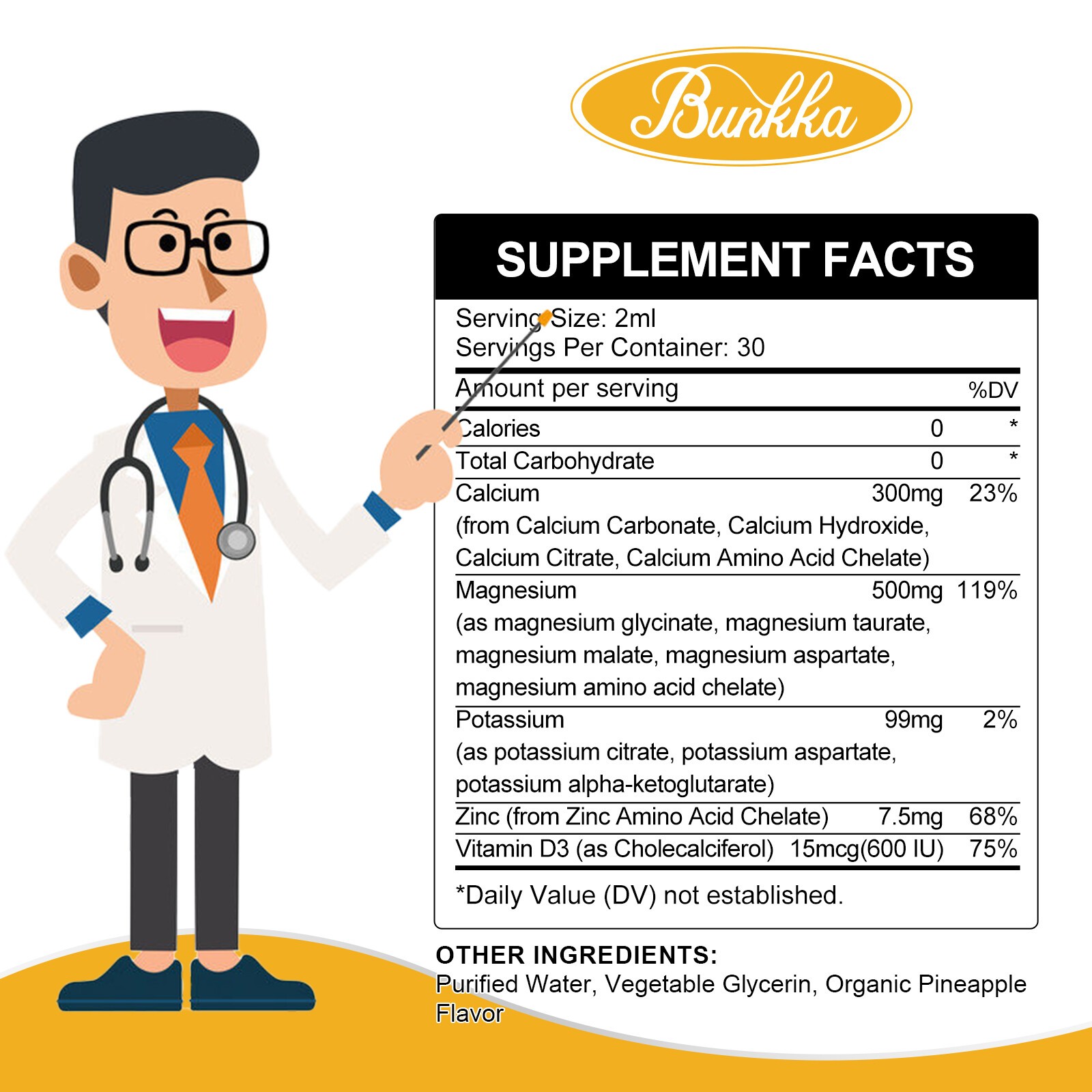 Magnesium Drops Magnesium Glycinate Stress Relief & Total Wellness Support