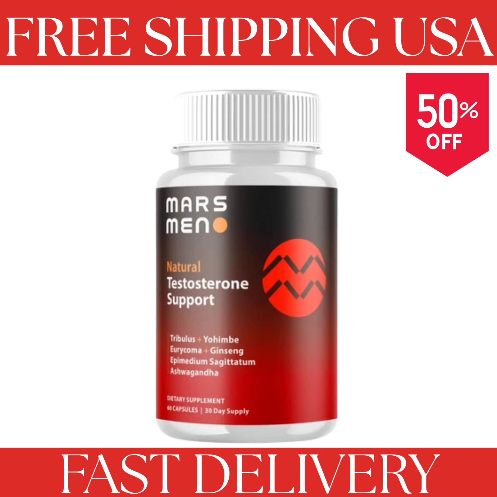 Men Mars Capsules – MarsMen for Men Health Capsules – 60 Capsules