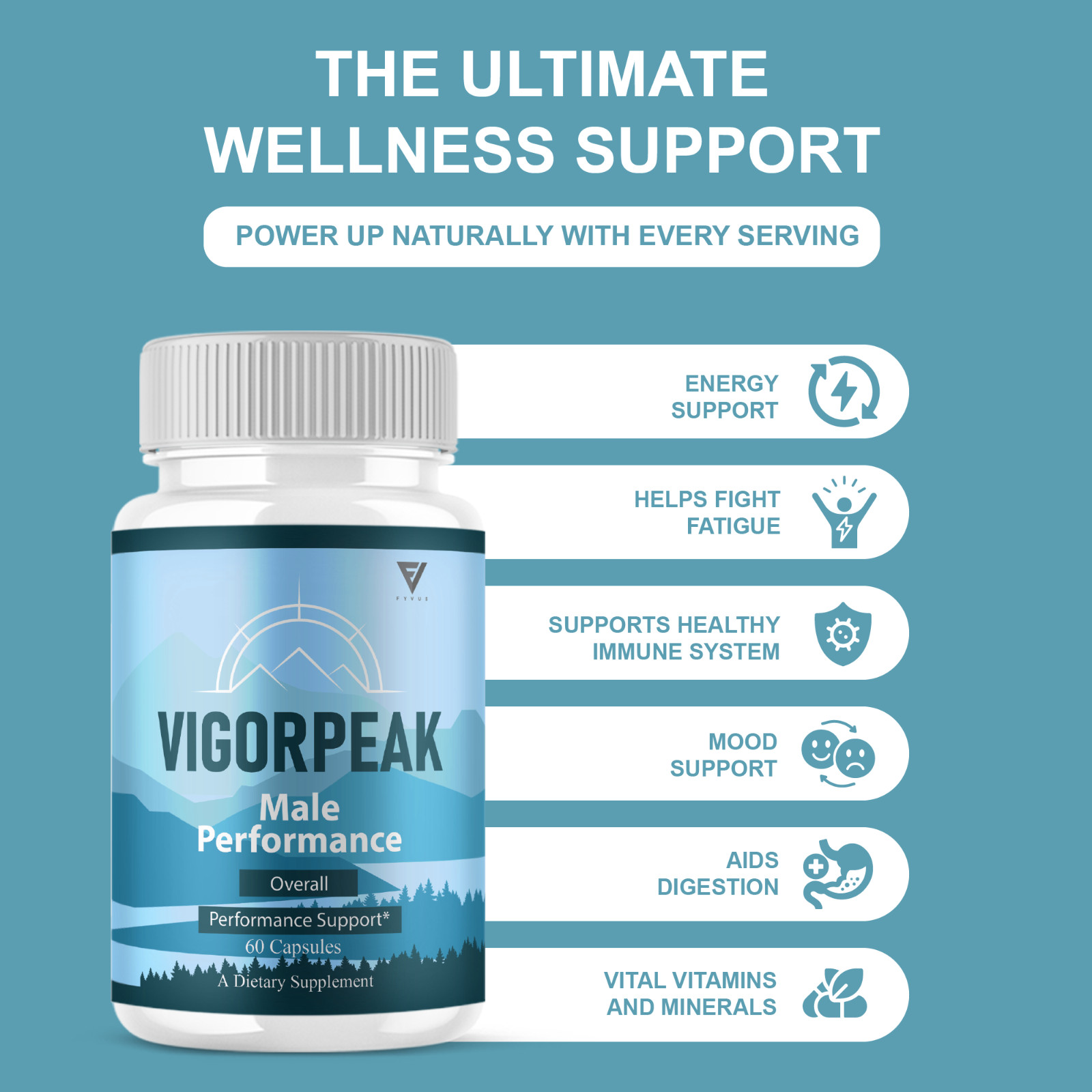 VigorPeak Advanced Performance, Vigor Peak Daily Support (60 Capsules)