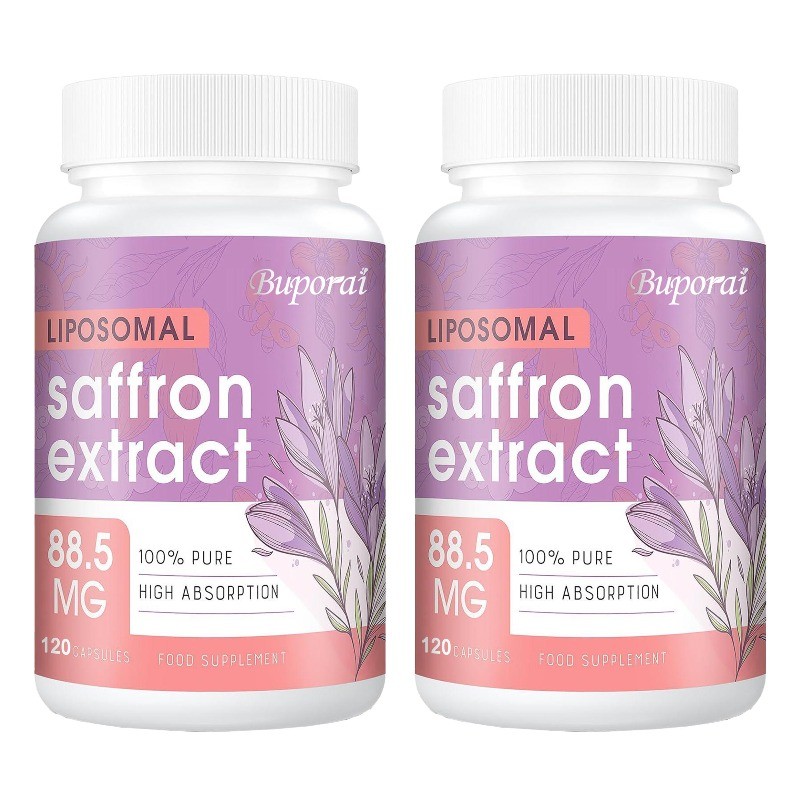 Saffron Extract 88.5MG 240pcs,Restful Sleep,Relieve Stress,Improve Concentration