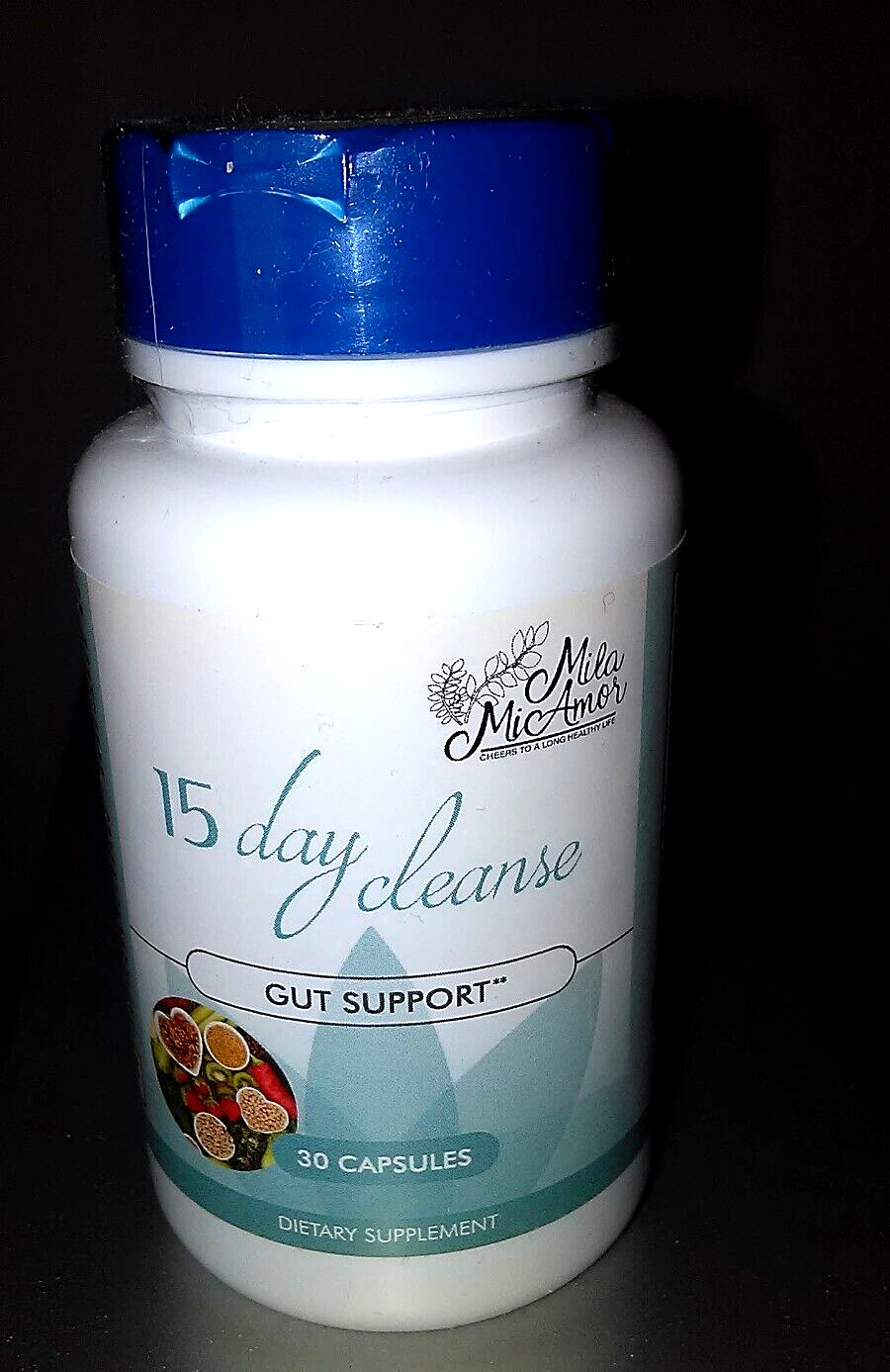 Mila MiAmor Gut Support 15 Day Cleanse 30 CAPSULES – New Sealed -Exp date 07/26