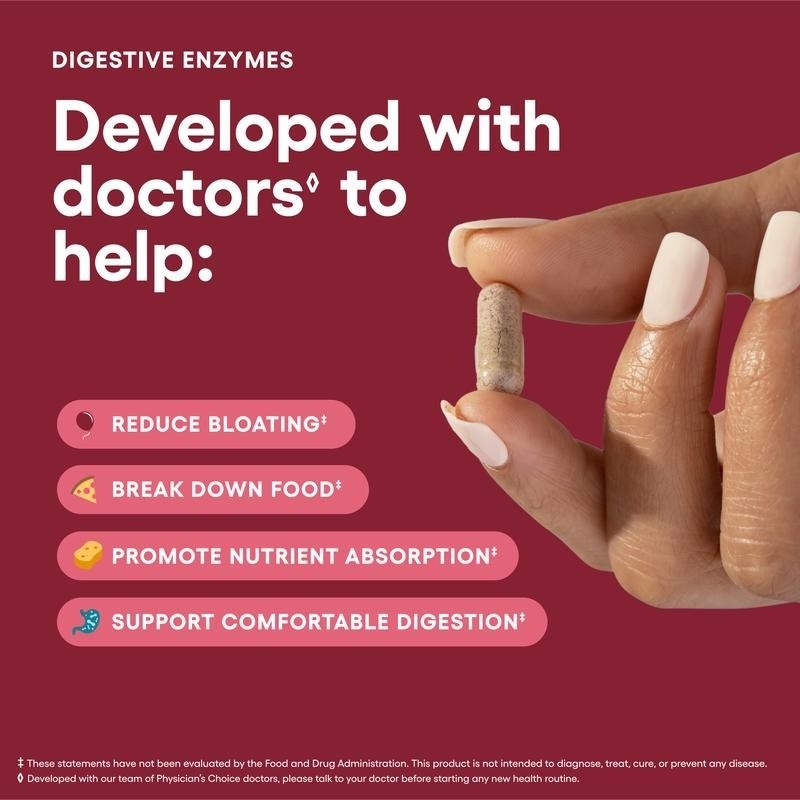 Physician’s Choice 60 Billion Probiotic & Digestive Enzymes Bundle USA SELLER-+
