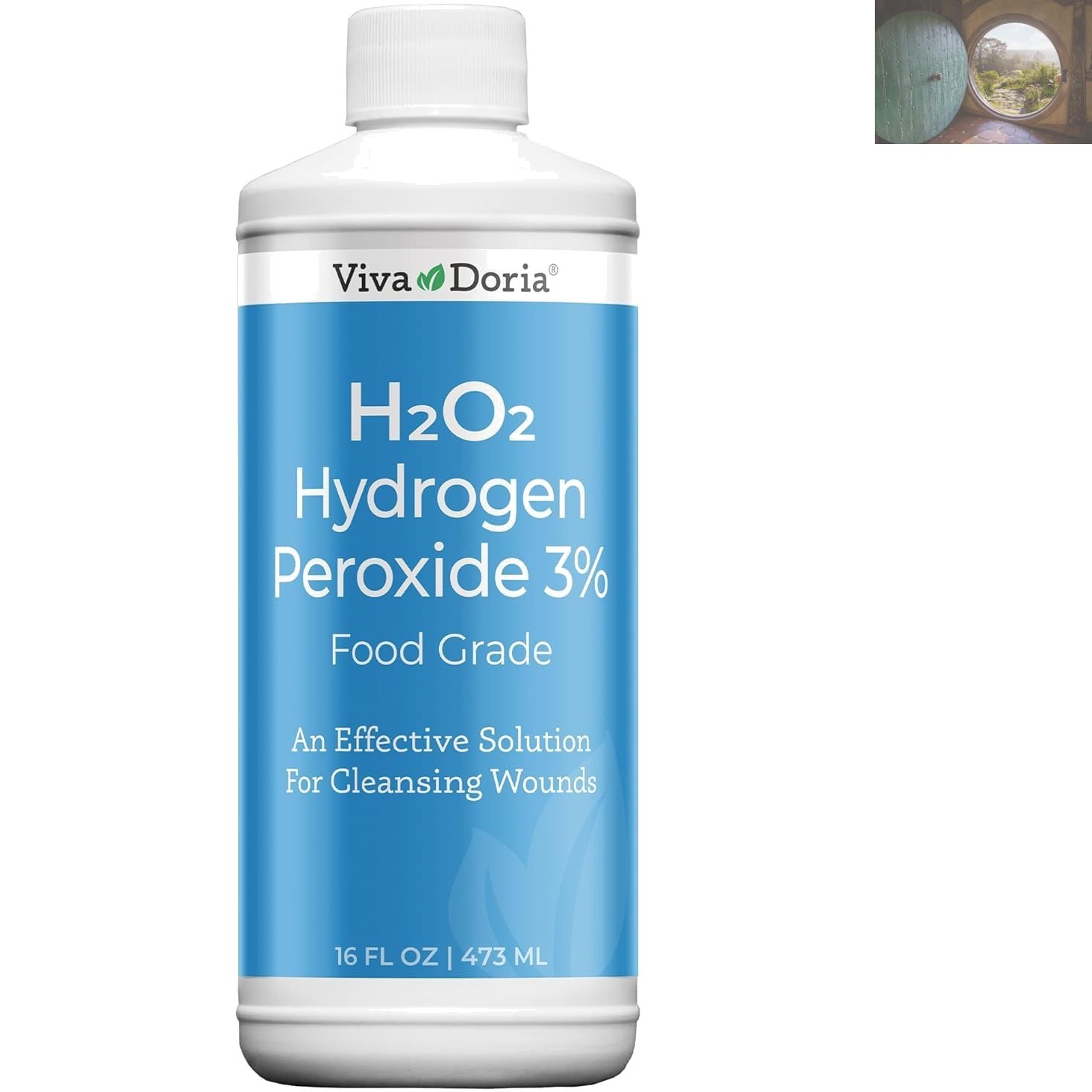 Pure Food Grade Hydrogen Peroxide 16oz – Non-Toxic & Chemical-Free Cleaning