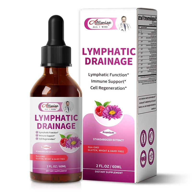 Lymphatic Drainage Drops 11 Herbs – Echinacea, Burdock,Turmeric – Immune Support