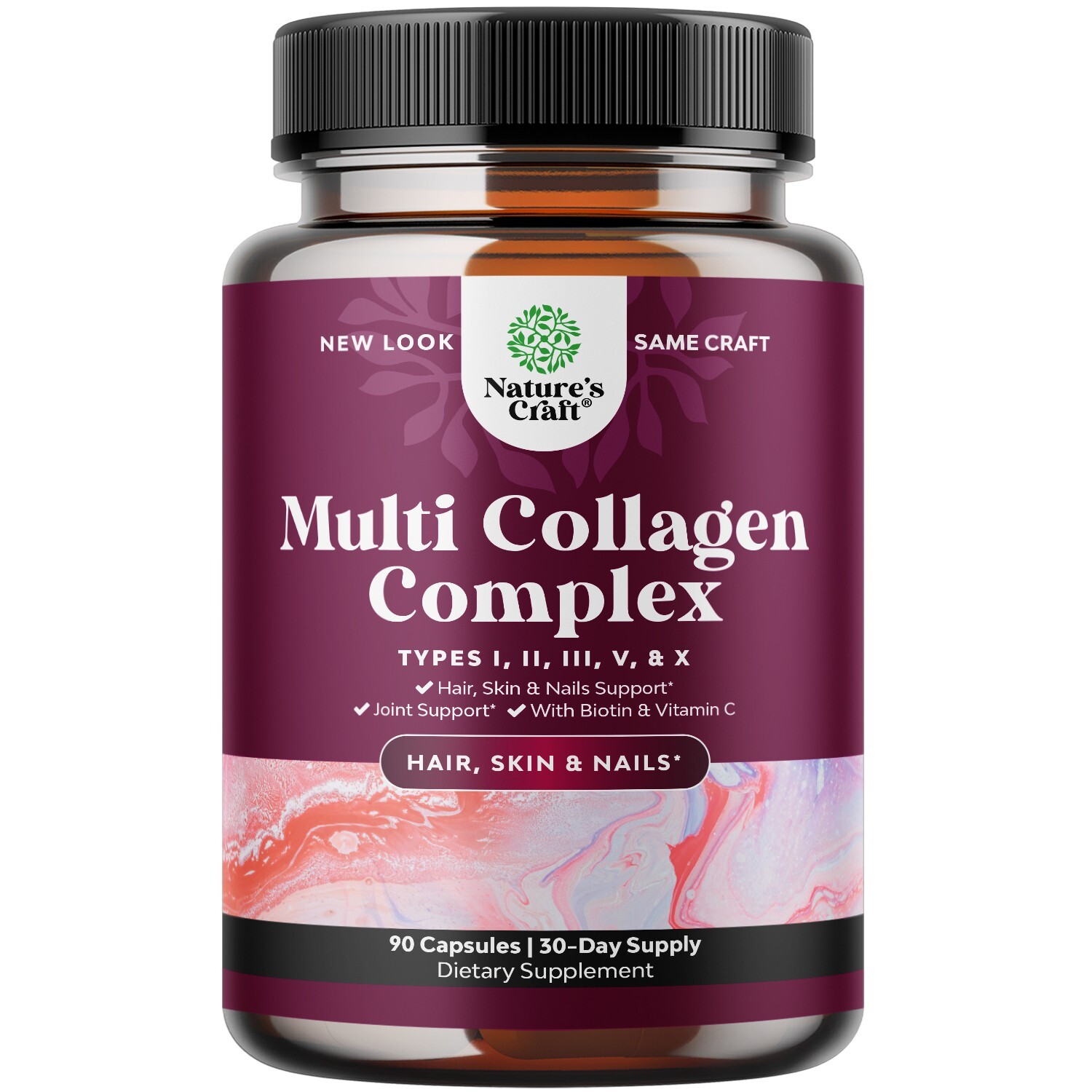 Advanced Multi Collagen Complex – Biotin and Collagen Supplement