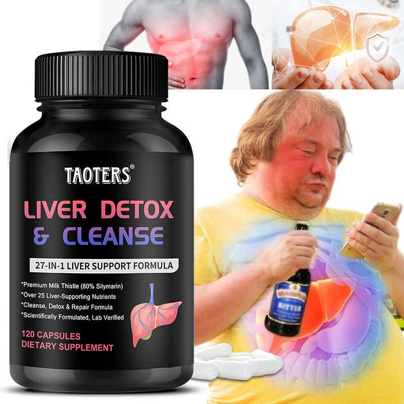 Vegetarian Capsules – Liver Cleanse, Detox and Repair Milk Thistle Supplement